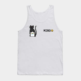 Miro Cute Cat Essential Worker Rainbow Tank Top